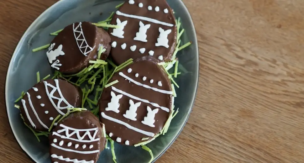 Chocolats de Pâques fourrés à la noix de coco VEGAN