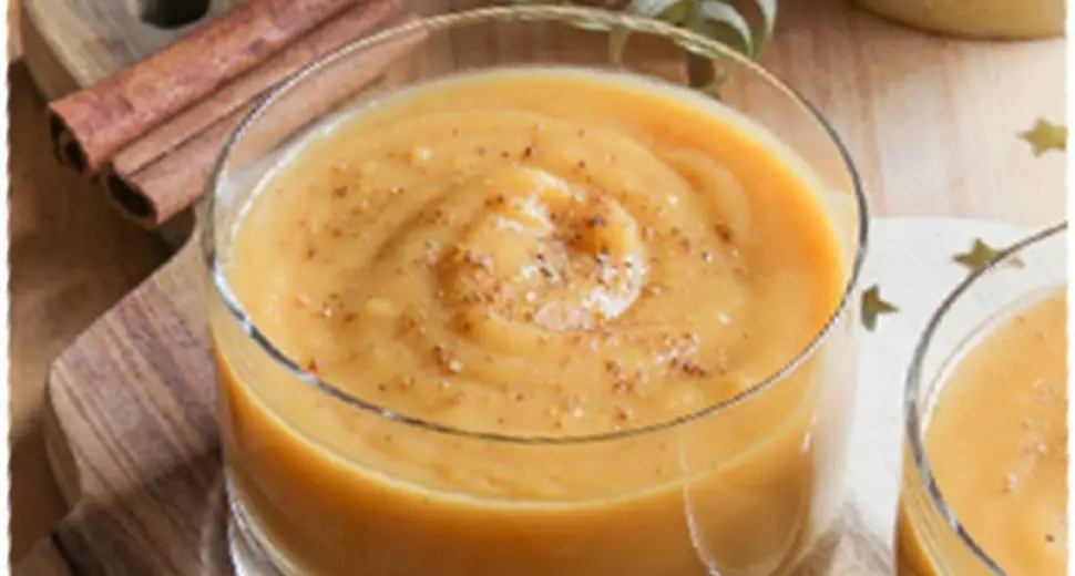 Velouté de patate douce au gingembre