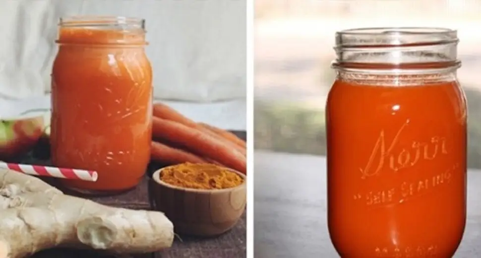 Jus de Gingembre Curcuma Carotte : un anti douleurs aux 1001 saveurs