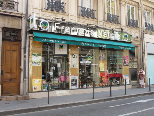 Devanture boutique François Nature Lyon