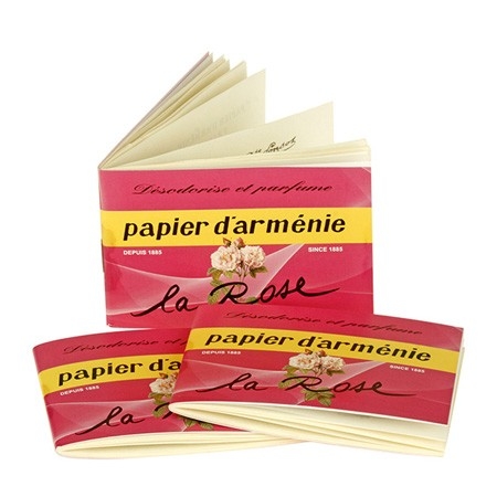 Papier d Arménie à la rose - Carnet
