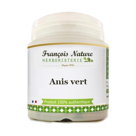 Anis Vert semence gélules dosées à 300 mg - Fabrication Française