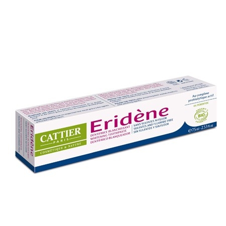 Dentifrice Eridène formule originale sans sulfate ni fluor BIO