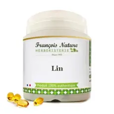 Lin huile capsules Complément Alimentaire