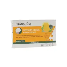 Pastilles gorge Miel - Citron - Aromaforce