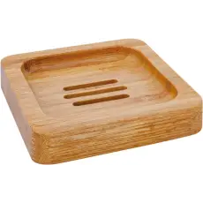Porte savon carré en bambou