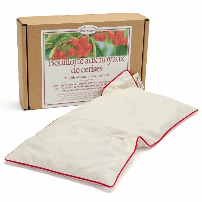 Bouillotte sèche noyaux de cerises France écoresponsable - Maison & Bijoux