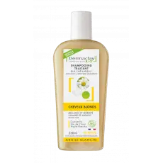 Shampoing Traitant Bio Cheveux Blonds 250ml Argile Blanche sans Sulfates - Shampooing - 