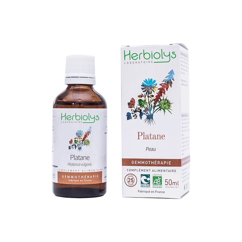 Platane GEMMO, complément alimentaire BIO
