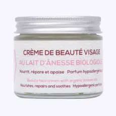 Crème de beauté visage au lait d'ânesse BIO