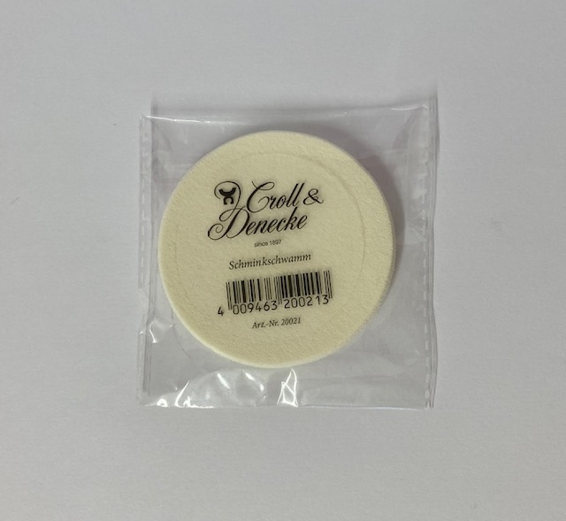 Eponge cosmétique en latex diam 6 cm