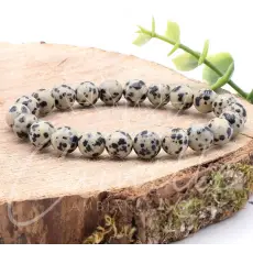 Bracelet Jaspe dalmatien