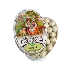 Boîte ovale Bonbons Anis Bio 50 g