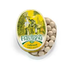 Boîte ovale Bonbons Citron Bio 50 g