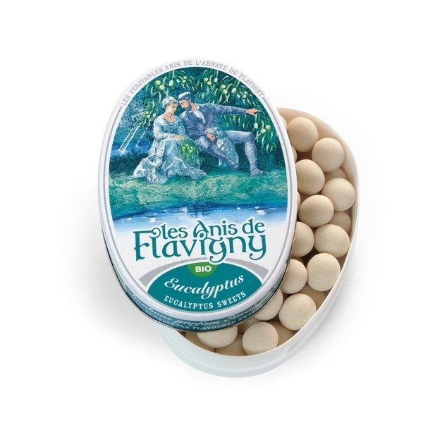 Bonbons Eucalyptus Bio Boîte ovale 50 g