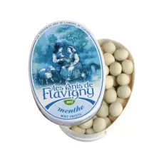 Bonbons Menthe Bio Boîte ovale 50 g
