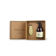 Coffret Savon liquide et savon cigale parfum Lavande