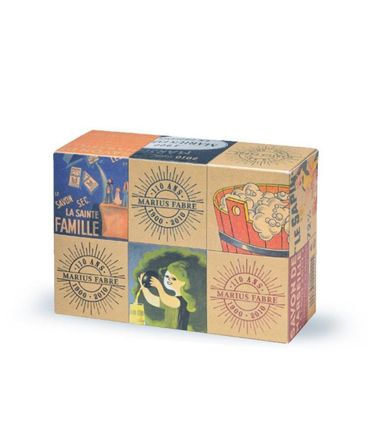 Coffret 6 savons de Marseille  Collector 110 ans