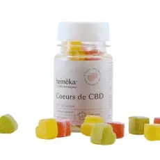 Bonbons au CBD 10 mg, Coeurs de CBD