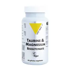 Taurine & Magnésium bisglycinate 60 gélules végétales