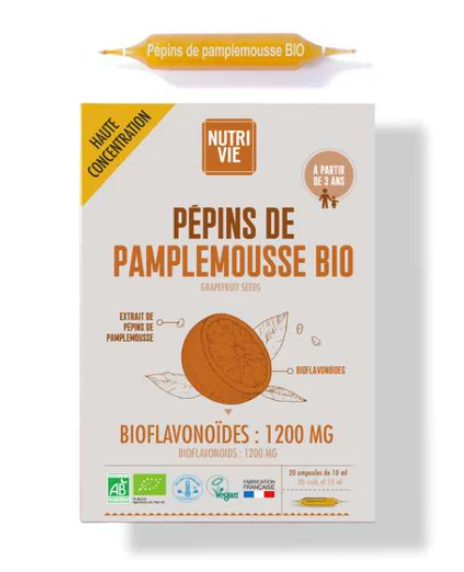 Pépins de pamplemousse BIO Ampoules