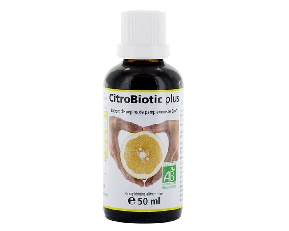 Citrobiotic Plus (Extrait de Pépins de Pamplemousse Bio)