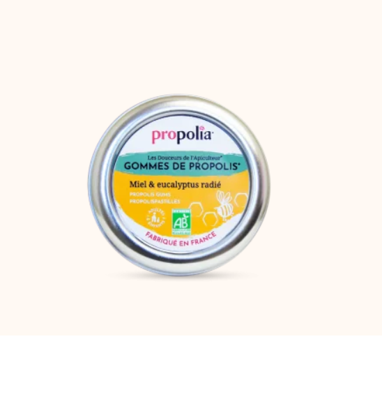 Gommes de Propolis, Miel & Eucalyptus Radié Bio