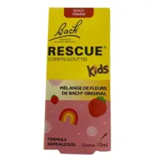 Rescue Kids compte gouttes Goût Fraise sans alcool