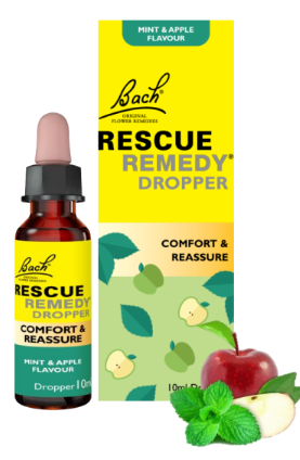 Rescue compte gouttes Goût Pomme Menthe sans alcool DDM