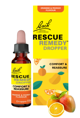 Rescue compte gouttes Goût Orange Mangue sans alcool DDM