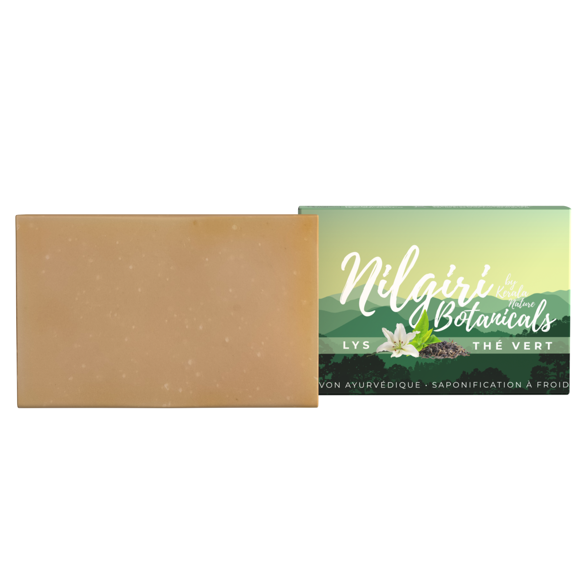 Savon NILGIRI Thé vert & lys