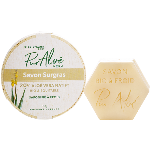 Savon  Surgras solide Aloe Vera 20% BIO