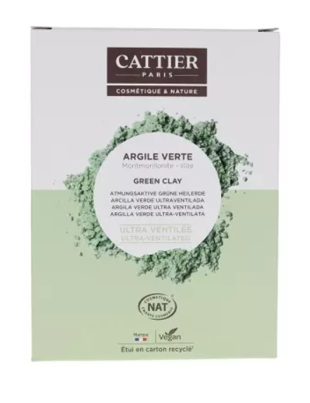Argile verte ultra ventilée 250 grs.