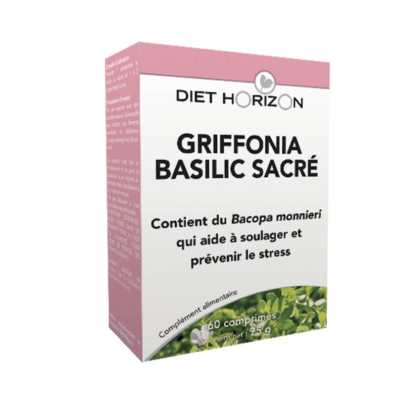 Griffonia Basilic sacré 60 comprimés
