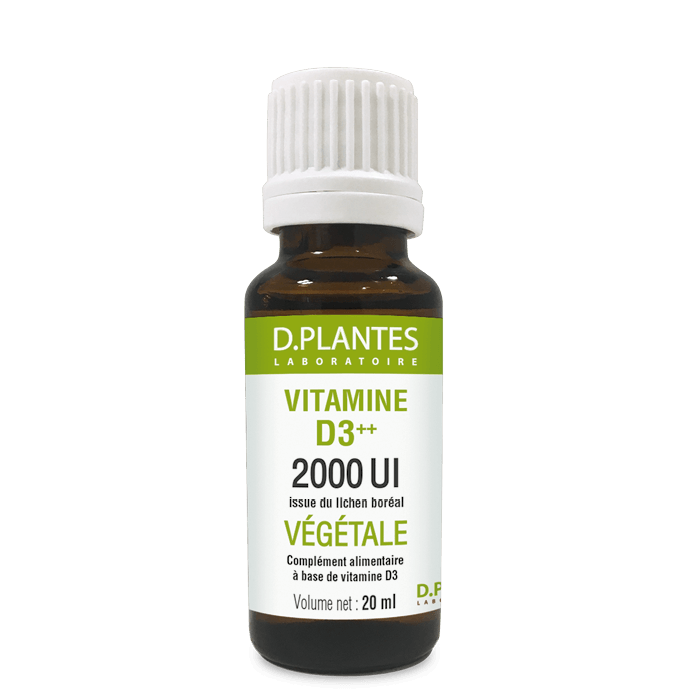 Vitamine D3++ 2000 UI Végétale 