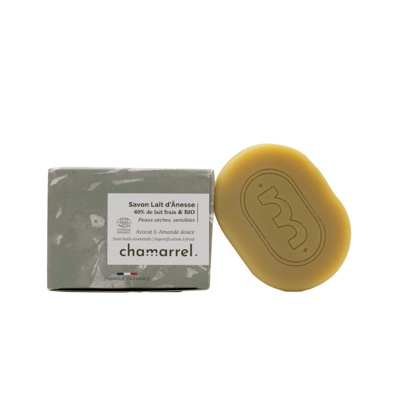 Savon au lait d'ânesse bio 40% Avocat et amande douce