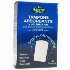 Tampons absorbants + filtre à air pour diffuseur d'huiles essentielles.