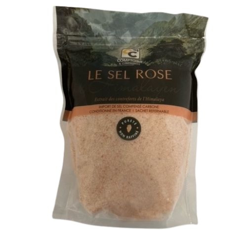 Sachet de sel rose fin 0.5-1mm de l’Himalaya
