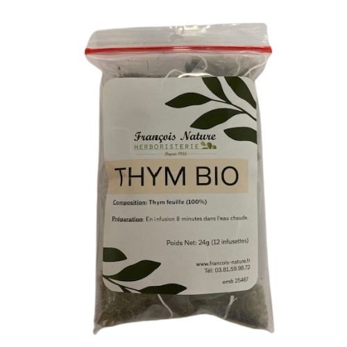 Infusette Thym de Provence Biologique - 12 sachets