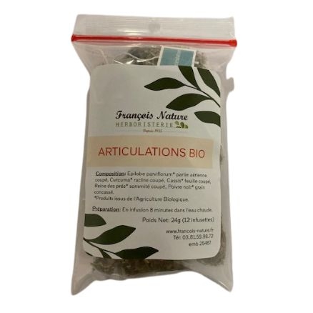 Infusette Articulations Bio - 12 sachets