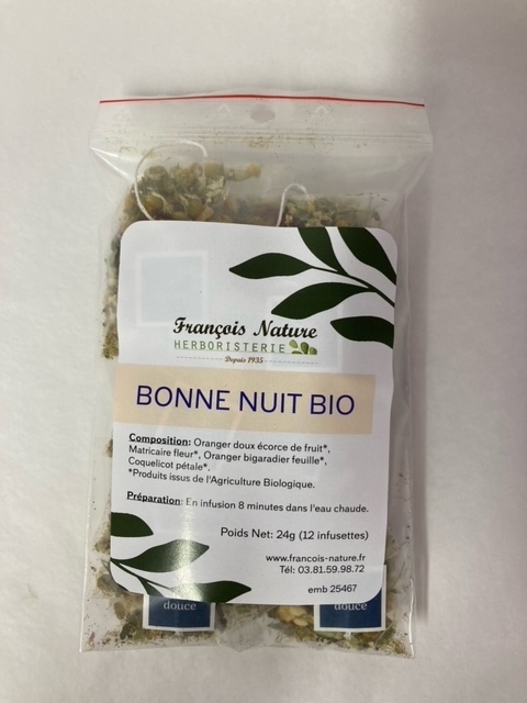 Infusette Bonne nuit Bio - 12 sachets