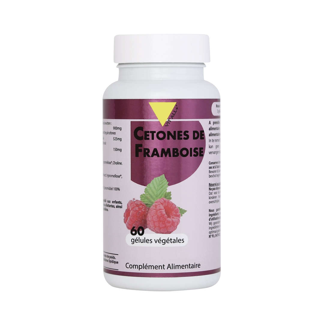 Cétones de framboises 60 gélules végétales