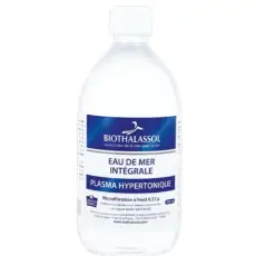 Plasma hypertonique Eau de mer intégrale 500 ml