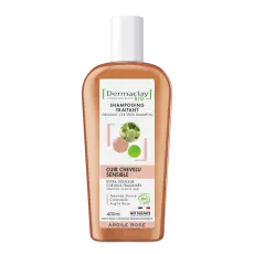 Shampoing Traitant Bio Cuir Chevelu Sensible 250ml argile rose sans sulfates - Shampooing - 