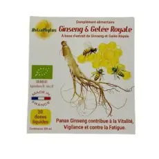 Ginseng & Gelée Royale Bio Ampoules