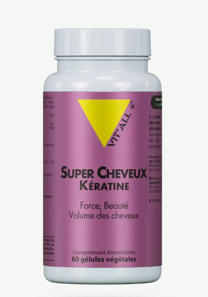 Super Cheveux Keratine Pure 60 gélules