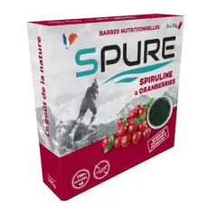  Barres Nutritionnelles Spiruline & Cranberries