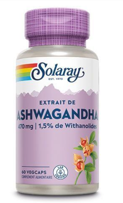Ashwagandha 470 mg, 60 gélules