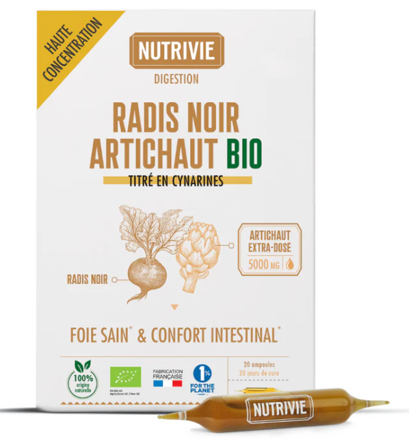 Radis Noir Artichaut Ampoules BIO