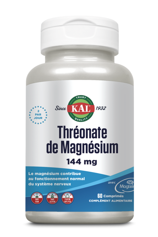 Magnésium thréonate 60 comprimés